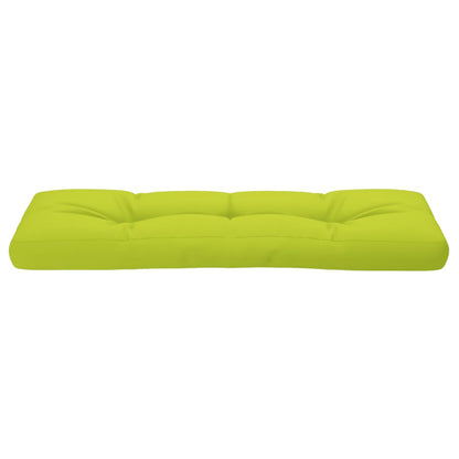 vidaXL Pallet Cushion Bright Green 120x40x12 cm Fabric
