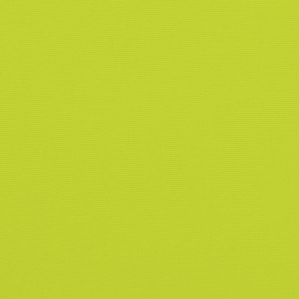 vidaXL Pallet Cushion Bright Green 120x40x12 cm Fabric