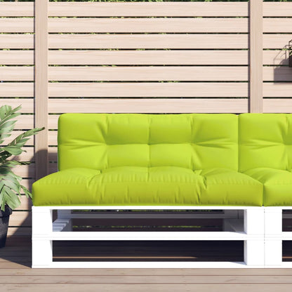 vidaXL Pallet Cushion Bright Green 120x40x12 cm Fabric