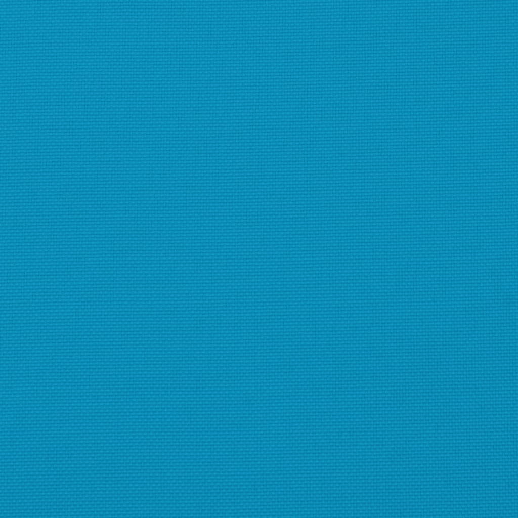 vidaXL Pallet Cushions 2 pcs Blue Fabric