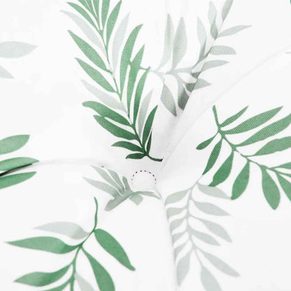 vidaXL Pallet Cushions 5 pcs Leaf Pattern Fabric