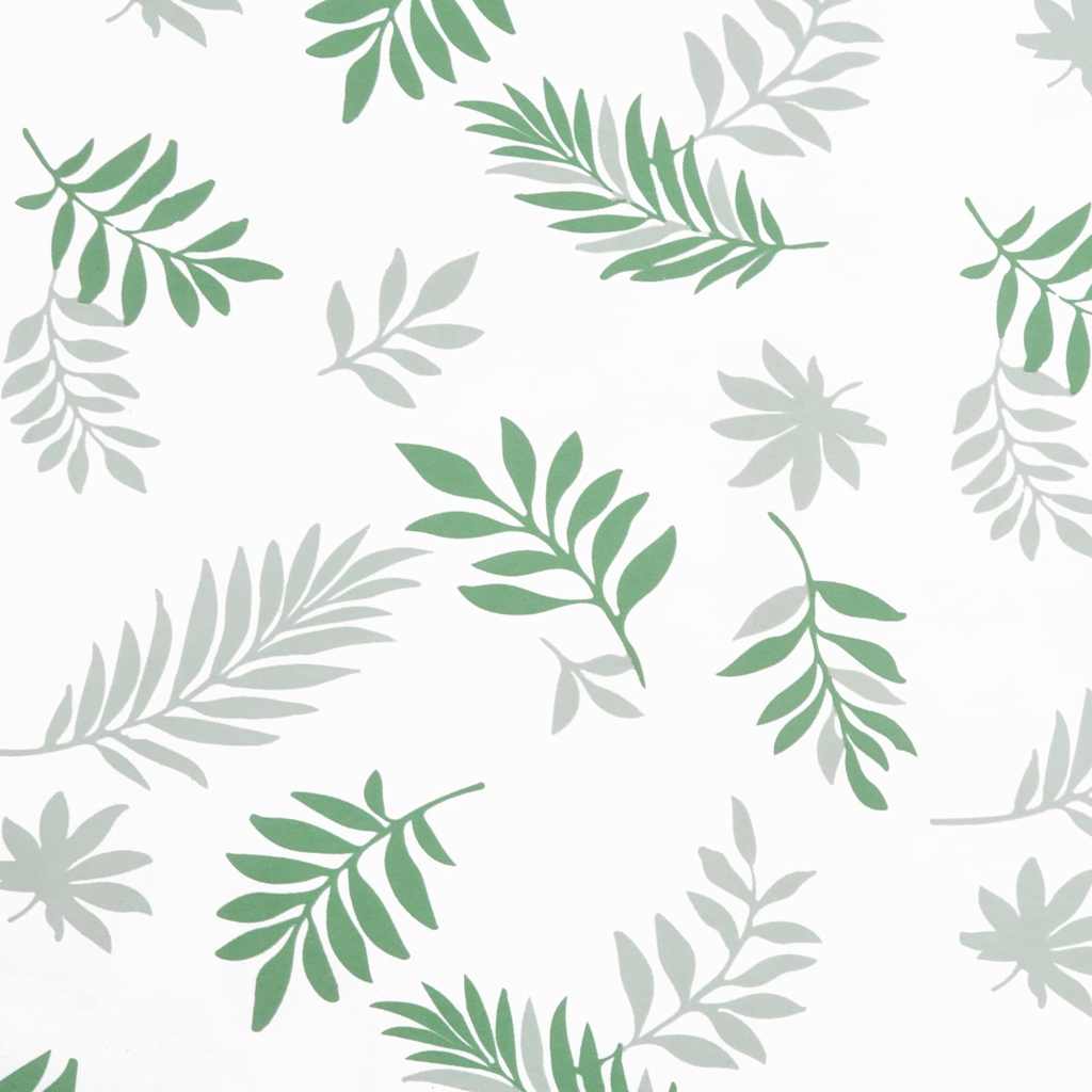 vidaXL Pallet Cushions 5 pcs Leaf Pattern Fabric