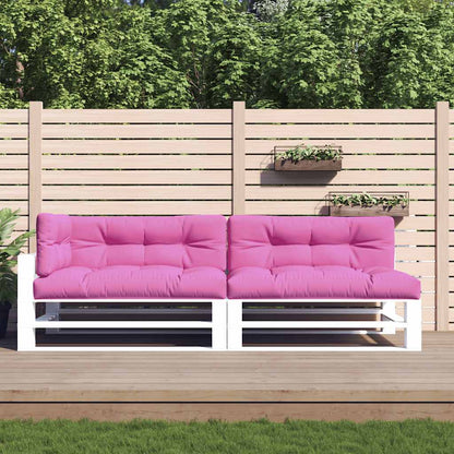 vidaXL Pallet Cushions 5 pcs Pink Fabric