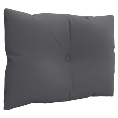 vidaXL Pallet Cushions 3 pcs Anthracite Fabric
