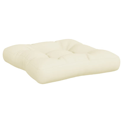 vidaXL Pallet Cushions 3 pcs Cream Fabric