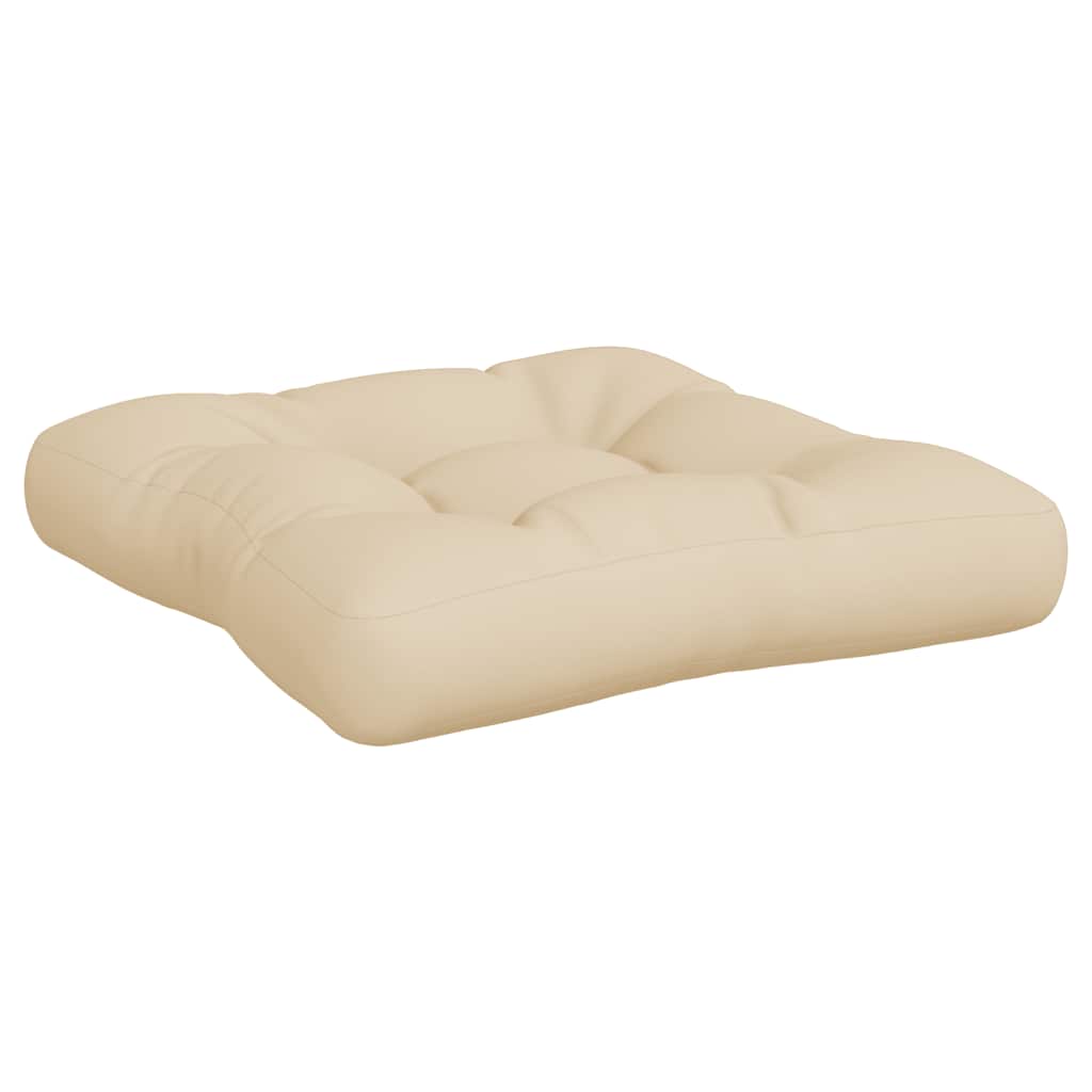 vidaXL Pallet Cushions 3 pcs Beige Fabric