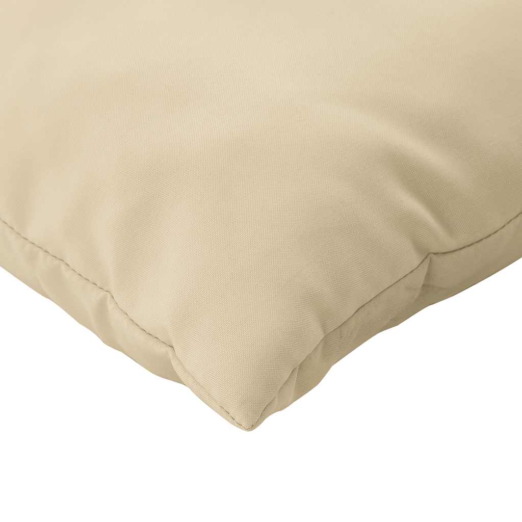 vidaXL Pallet Cushions 3 pcs Beige Fabric