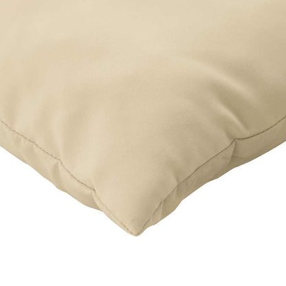 vidaXL Pallet Cushions 3 pcs Beige Fabric