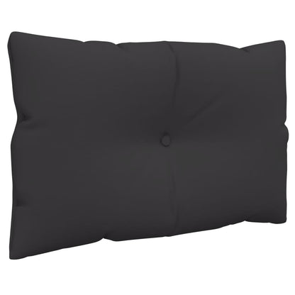 vidaXL Pallet Cushions 3 pcs Black Fabric