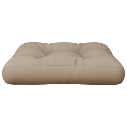 vidaXL Pallet Cushion Taupe 60x61.5x10 cm Fabric