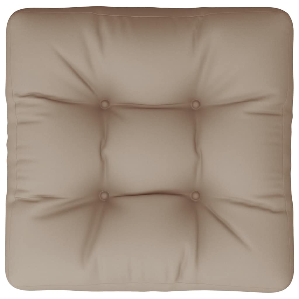 vidaXL Pallet Cushion Taupe 60x61.5x10 cm Fabric