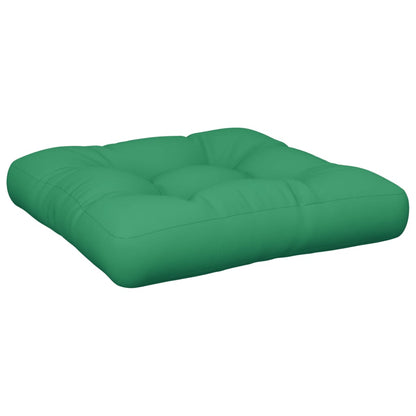 vidaXL Pallet Cushion Green 58x58x10 cm Fabric
