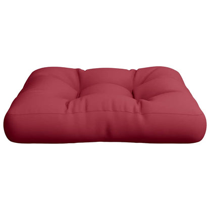 vidaXL Pallet Cushion Wine Red 58x58x10 cm Fabric