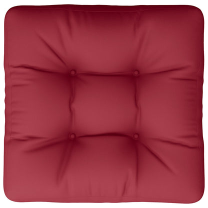 vidaXL Pallet Cushion Wine Red 58x58x10 cm Fabric