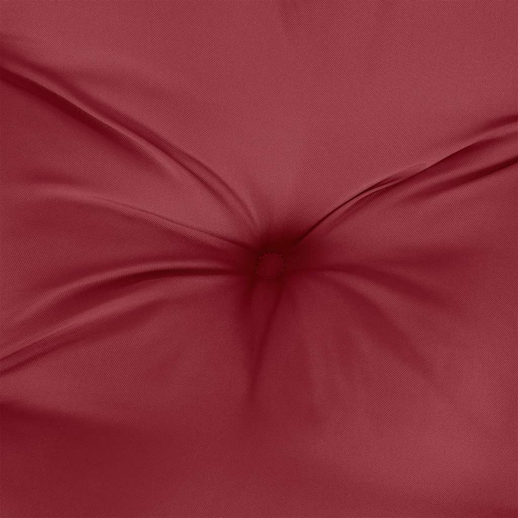 vidaXL Pallet Cushion Wine Red 58x58x10 cm Fabric