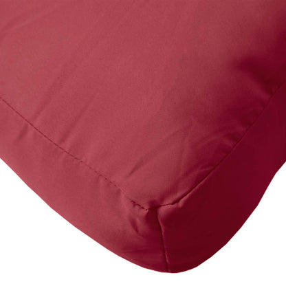 vidaXL Pallet Cushion Wine Red 58x58x10 cm Fabric