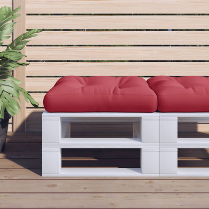 vidaXL Pallet Cushion Wine Red 58x58x10 cm Fabric