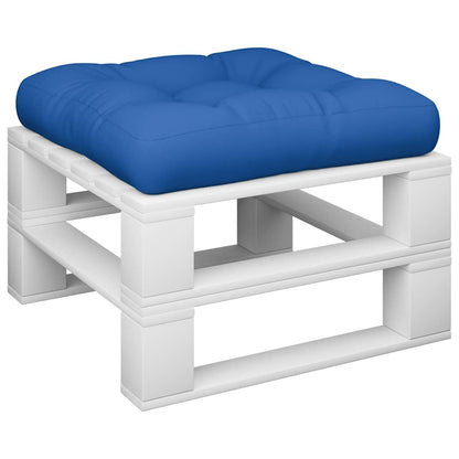 vidaXL Pallet Cushion Blue 58x58x10 cm Fabric