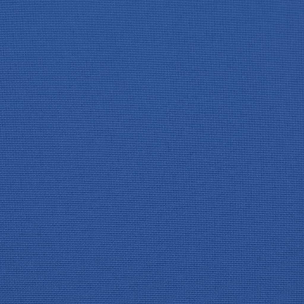 vidaXL Pallet Cushion Blue 58x58x10 cm Fabric