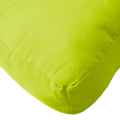 vidaXL Pallet Cushions 2 pcs Bright Green Fabric