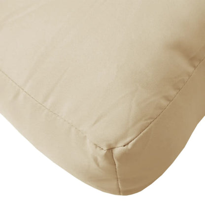 vidaXL Pallet Cushions 3 pcs Beige Fabric