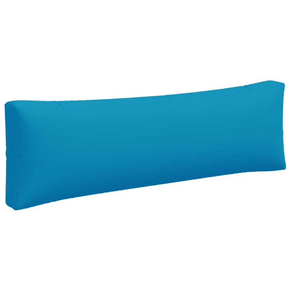 vidaXL Pallet Cushions 3 pcs Light Blue Fabric