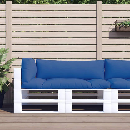 vidaXL Pallet Cushions 3 pcs Blue Fabric