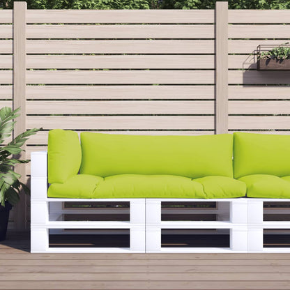 vidaXL Pallet Cushions 3 pcs Bright Green Fabric