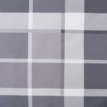 vidaXL Pallet Cushions 3 pcs Grey Check Fabric