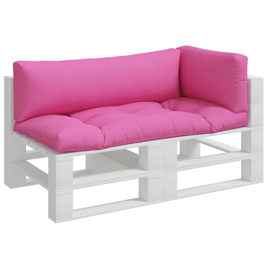 vidaXL Pallet Cushions 3 pcs Pink Oxford Fabric
