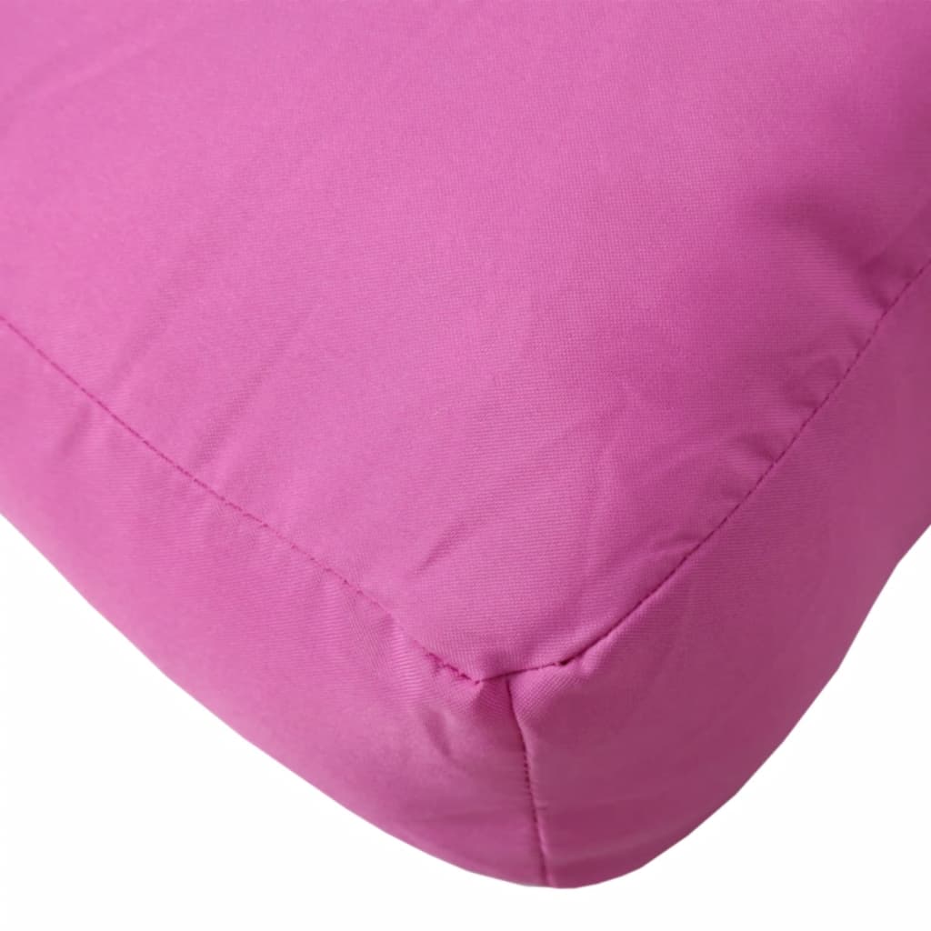 vidaXL Pallet Cushions 3 pcs Pink Oxford Fabric