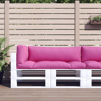 vidaXL Pallet Cushions 3 pcs Pink Oxford Fabric