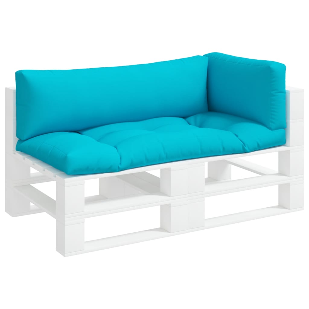 vidaXL Pallet Cushions 3 pcs Turquoise Oxford Fabric