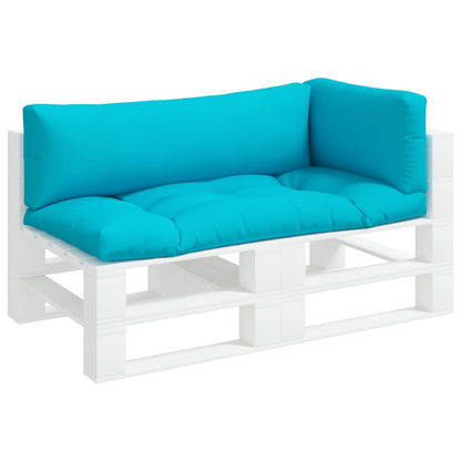 vidaXL Pallet Cushions 3 pcs Turquoise Oxford Fabric