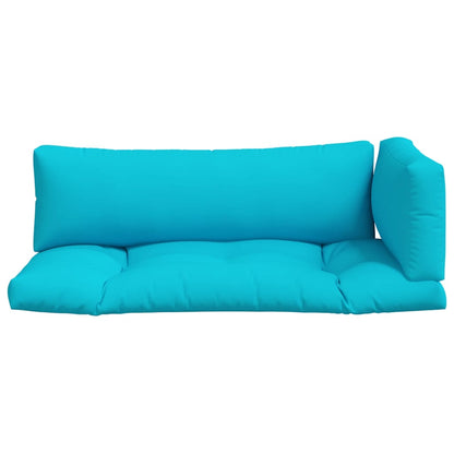 vidaXL Pallet Cushions 3 pcs Turquoise Oxford Fabric