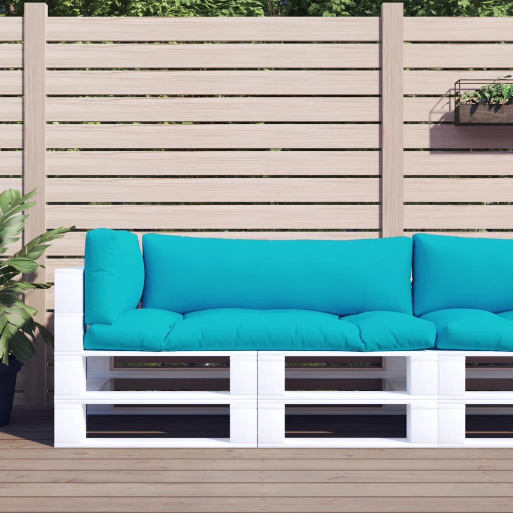 vidaXL Pallet Cushions 3 pcs Turquoise Oxford Fabric