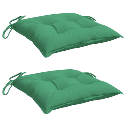 vidaXL Pallet Cushions 2pcs Green 50x50x7 cm Oxford Fabric
