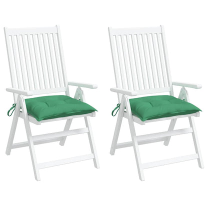 vidaXL Pallet Cushions 2pcs Green 50x50x7 cm Oxford Fabric