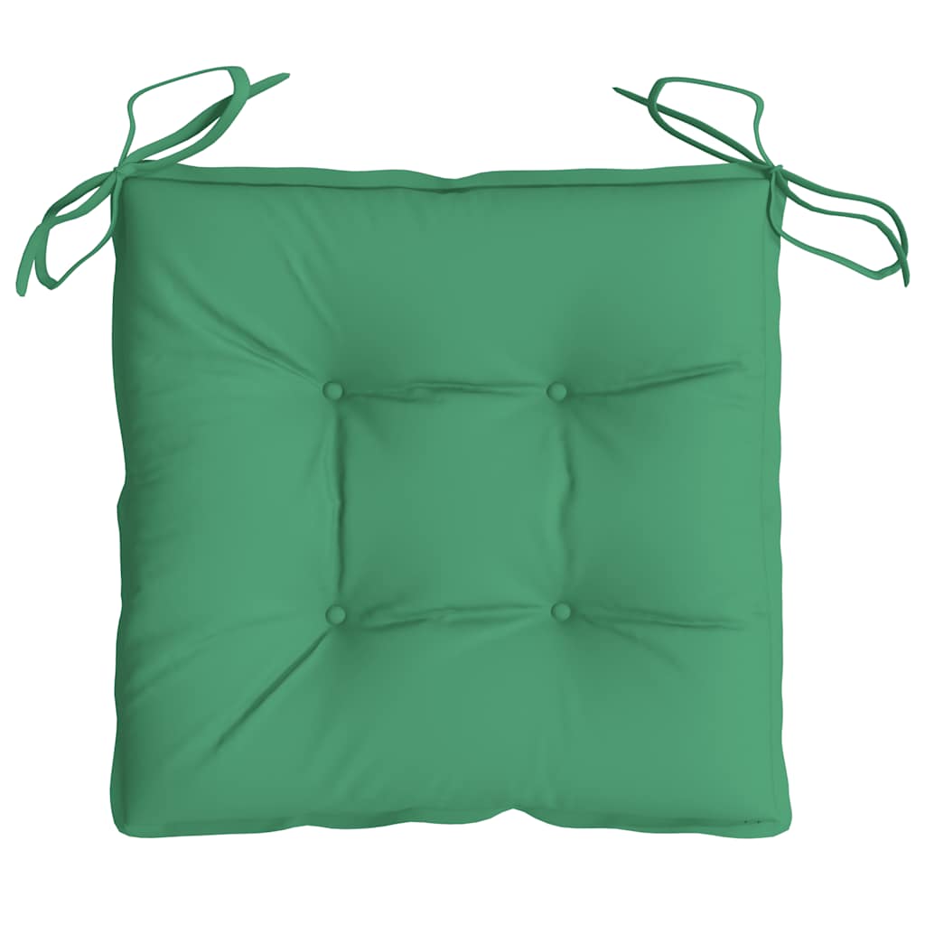 vidaXL Pallet Cushions 2pcs Green 50x50x7 cm Oxford Fabric