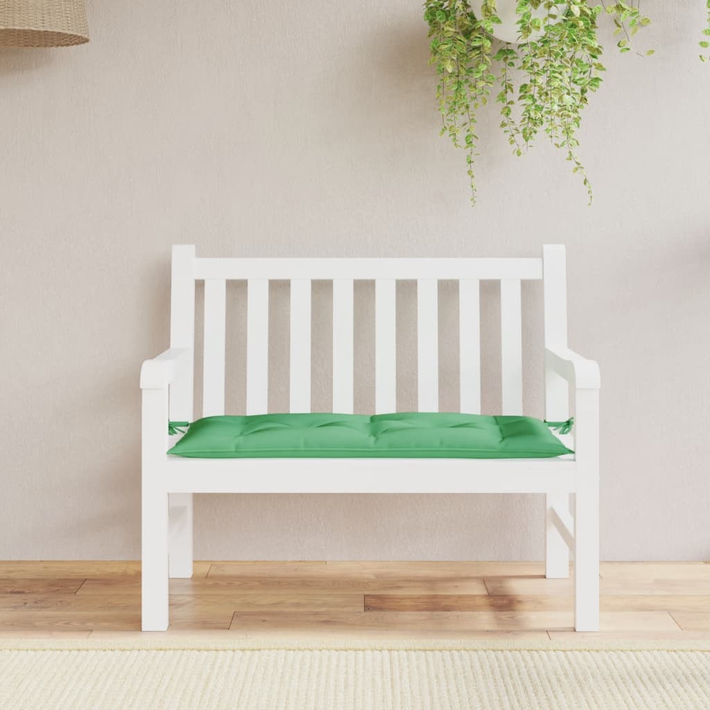 vidaXL Garden Bench Cushion Green 100x50x7cm Oxford Fabric