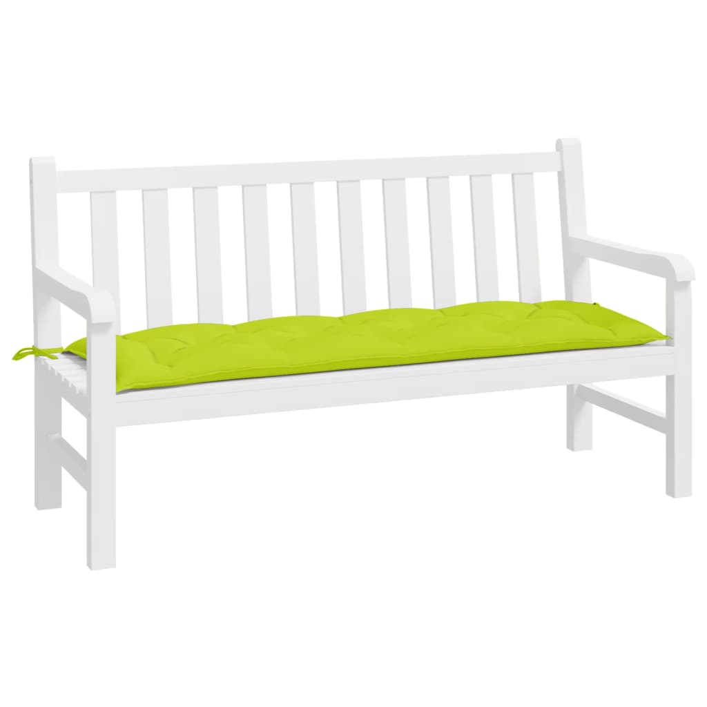 vidaXL Garden Bench Cushion Bright Green 150x50x7 cm Oxford Fabric