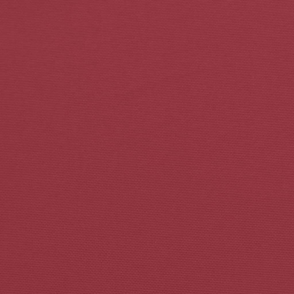 vidaXL Pallet Cushions 2 pcs Wine Red Oxford Fabric