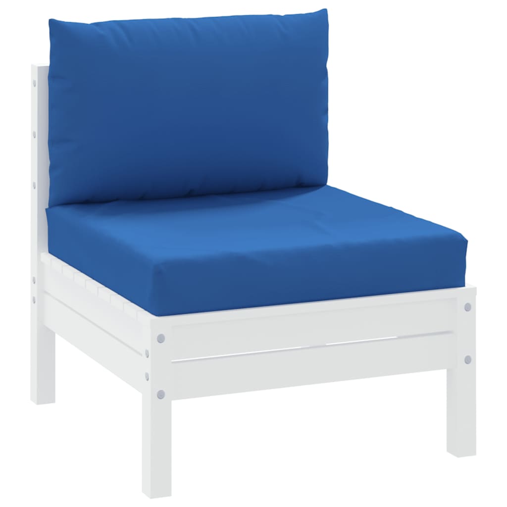 vidaXL Pallet Cushions 2 pcs Blue Oxford Fabric