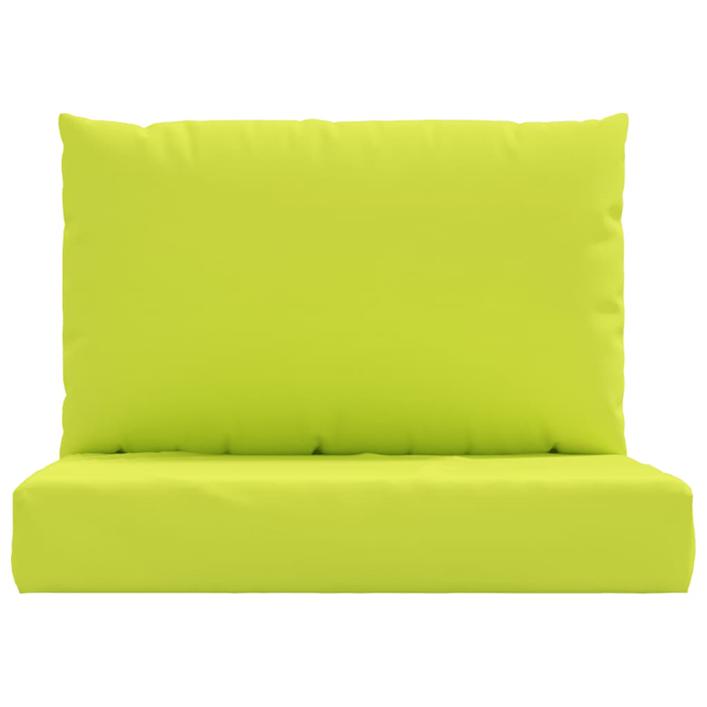 vidaXL Pallet Cushions 2 pcs Bright Green Oxford Fabric