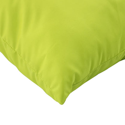 vidaXL Pallet Cushions 2 pcs Bright Green Oxford Fabric