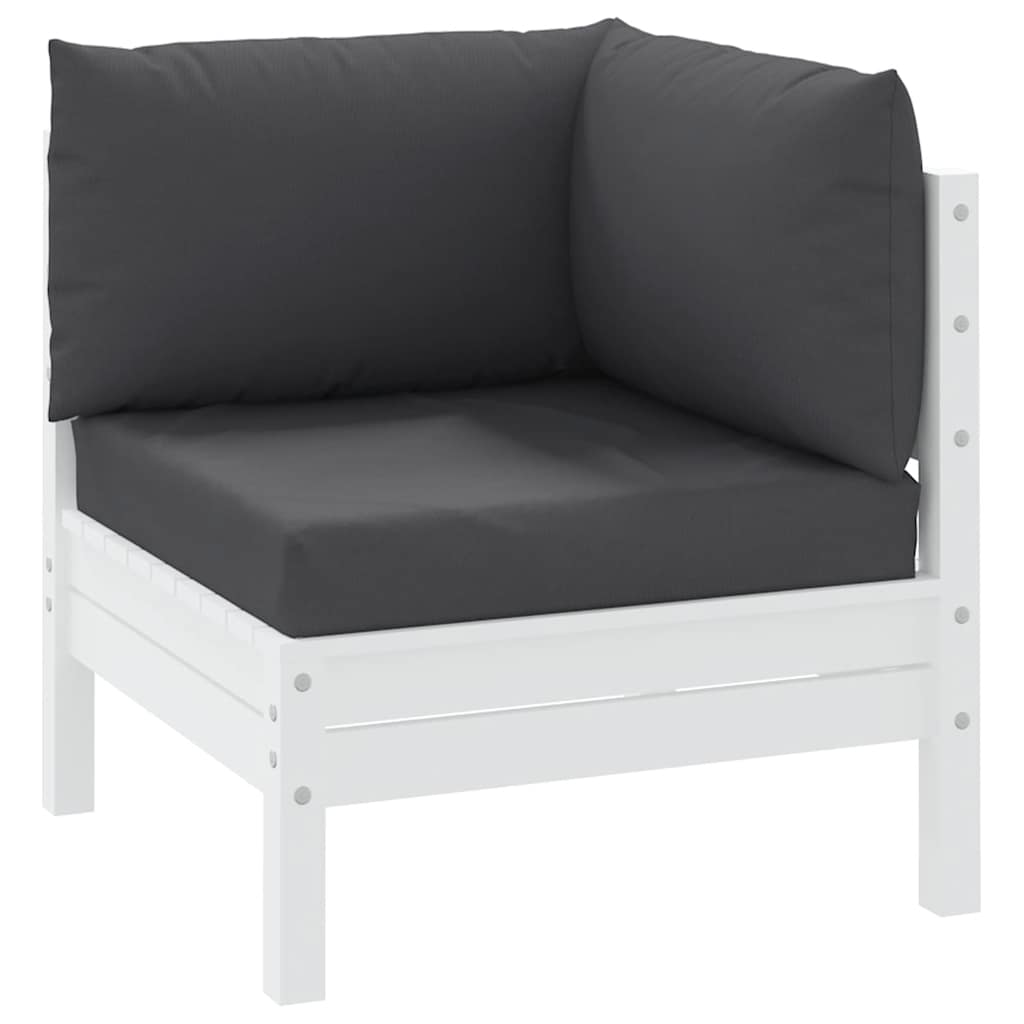 vidaXL Pallet Cushions 3 pcs Anthracite Oxford Fabric