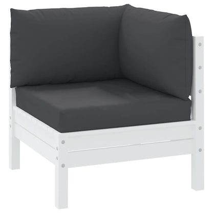 vidaXL Pallet Cushions 3 pcs Black Oxford Fabric