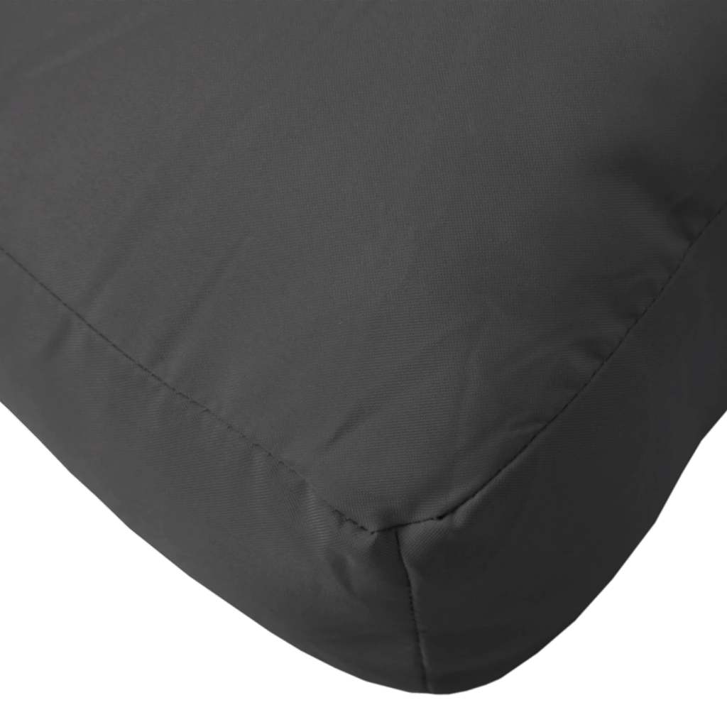 vidaXL Pallet Cushions 3 pcs Black Oxford Fabric