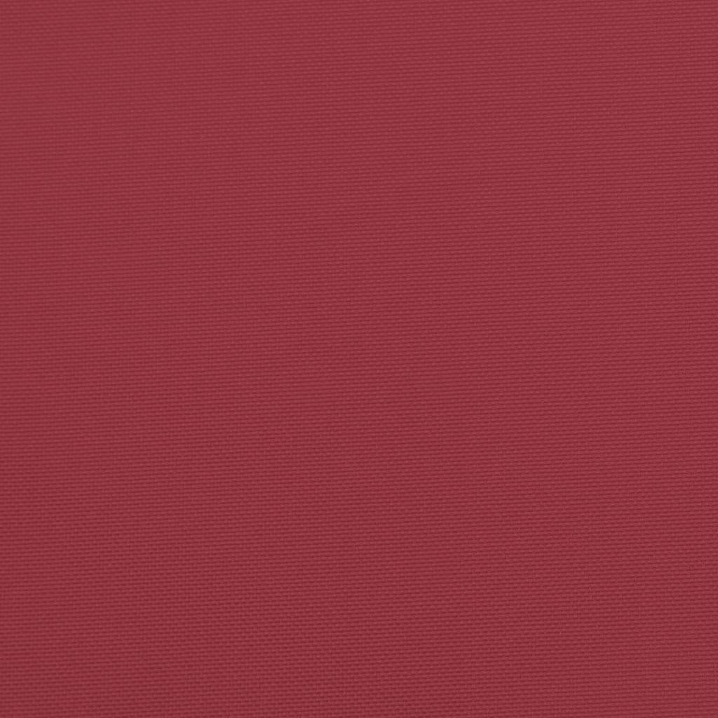 vidaXL Pallet Cushions 3 pcs Wine Red Oxford Fabric