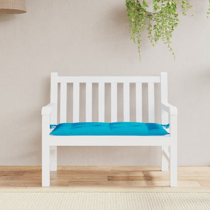 vidaXL Garden Bench Cushion Light Blue 110x50x7 cm Oxford Fabric